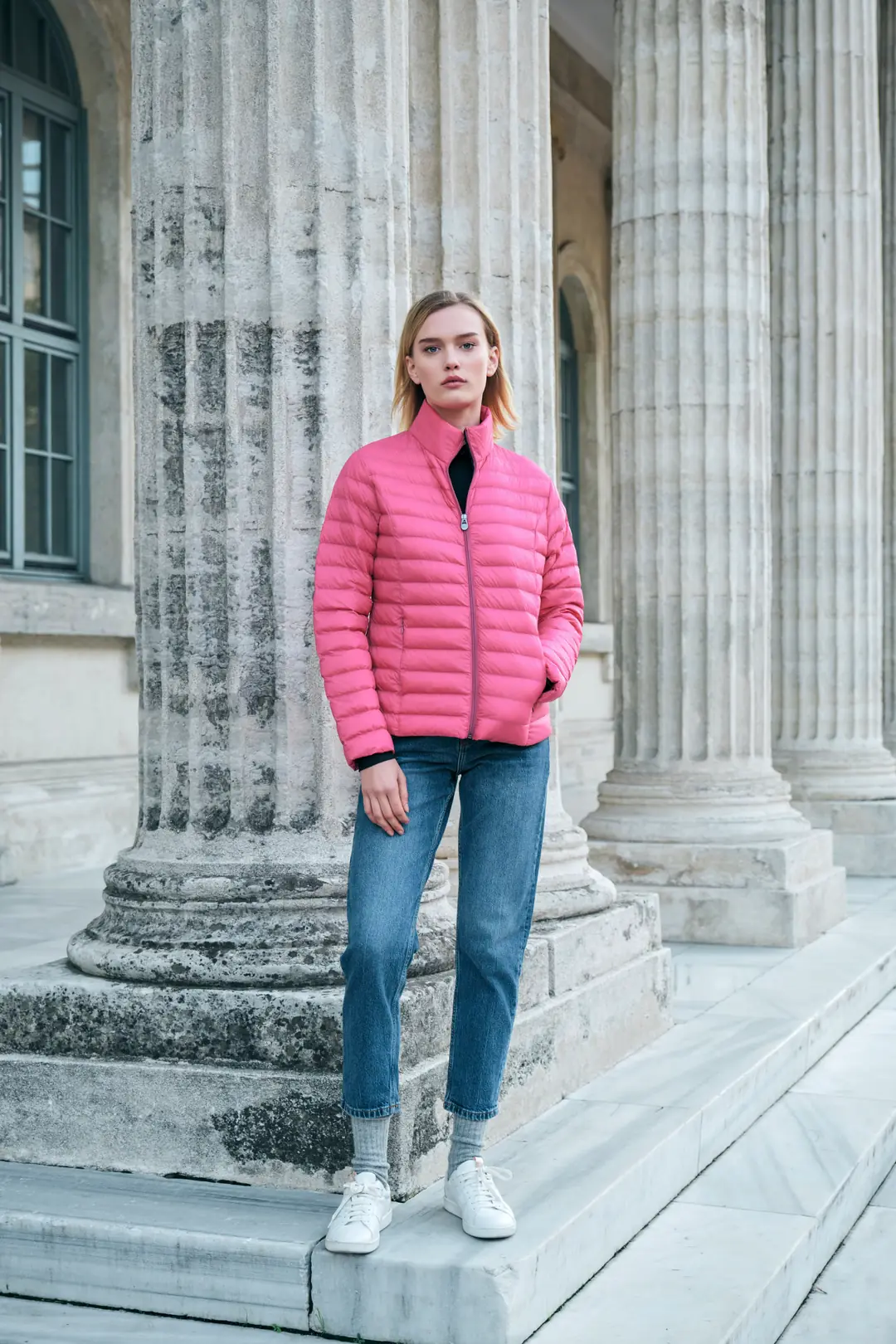 Kadın Light Jacket - Basic Şişme Mont  - Fujia